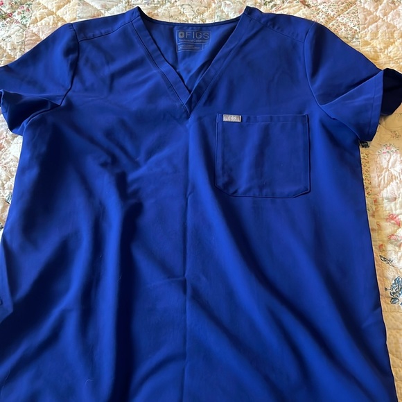 Figs Tops Figs Deep Royal Blue Catarina Top Poshmark